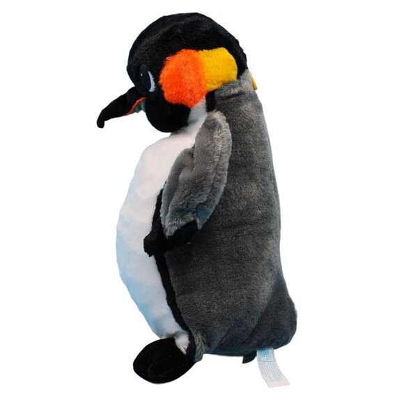 Emperor Penguin Classic Toy Company 2007 Grey White Black Stuffed Plush Toy 13" - Picture 5 of 10